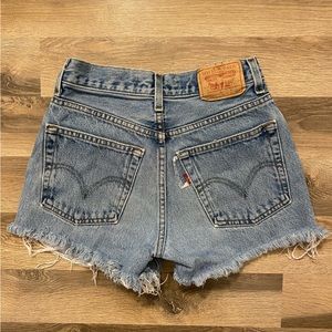 Levi’s High Rise Denim Shorts